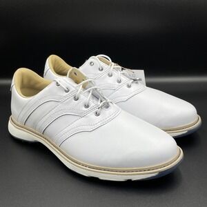 Adidas Boost MC Z-Traxion Spikeless Leather Golf Shoes Mens Waterproof Size 9.5